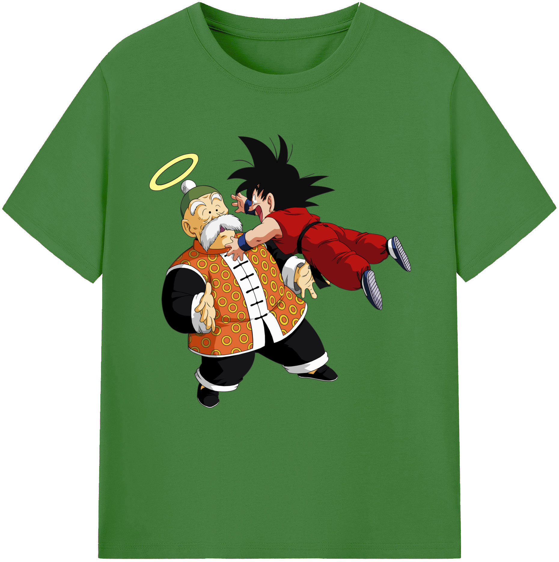（画像用） ドラゴンボール 孫悟空（そん ごくう）Son Goku カカロット DRAGON BALL Kakarotto レディースカジュアルプリントTシャツ（綿100％）